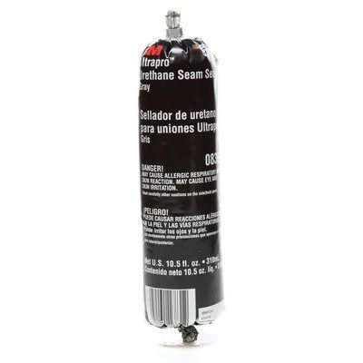 3M Ultrapro 08361 1-Part Economical Seam Sealer, 10.5 oz Flex-Pack, Paste, Gray, 30 min Curing