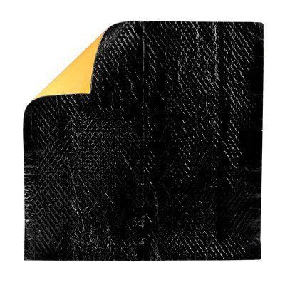 3M 08840 Sound Deadening Pad, 500 mm L x 500 mm W x 1.78 mm THK, Bitumen, Mineral Filler, Elastomer