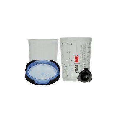 3M PPS 26312 Spray Cup Liner Kit, 400 mL, Use with Liner