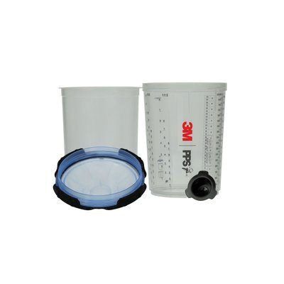 3M PPS 26325 Large Spray Cup Liner Kit, 850 mL, Use with Liner