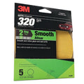 3M 31435 Abrasive Disc, 6 in Dia, 320 Grit, PSA, Gold