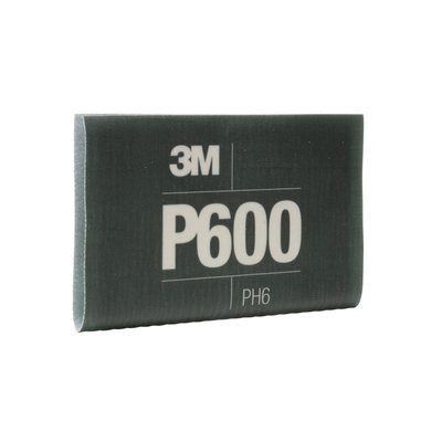 Hand Sheet, 5-1/2 in W x 6.8 in L, 600 Grit, Fine Grade, Green, Wet/Dry