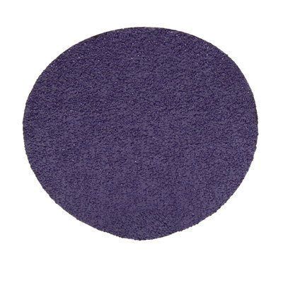 Cubitron II 33391 Premium Quick-Change Grinding Disc, 3 in Dia, 60+ Grit, Ceramic Abrasive, 20000 rpm, Purple