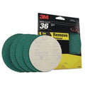 Green Corps 31548 Abrasive Disc, 6 in Dia, 36 Grit, PSA, Green