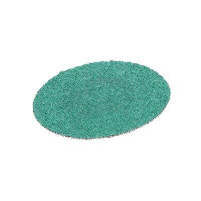 Green Corps 36534 Abrasive Disc, 3 in Dia, 40 Grit, 20000 rpm, Green