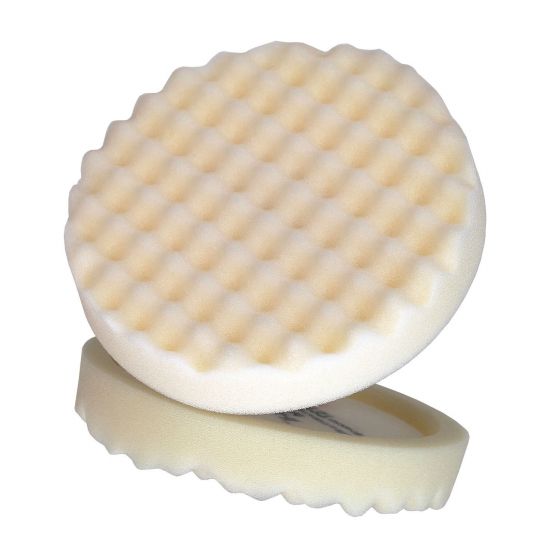 Perfect-It 05737 Single Sided Compound Pad, 8 in Dia, Hookit Attachment, Foam Pad, White