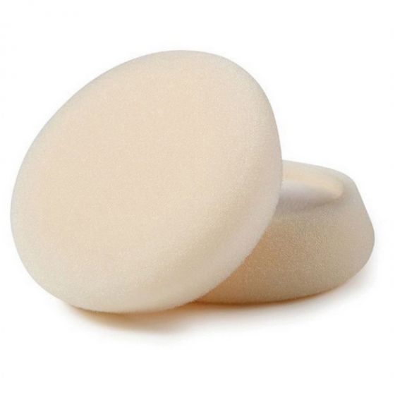 Perfect-It 30041 Single Sided Compounding Pad, 4 in Dia, Hook and Loop Attachment, Foam Pad, White