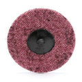 Scotch-Brite 05531 SC-DR Series No-Hole Surface Conditioning Disc, 3 in, Medium Grade, Aluminum Oxide, Red