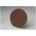Scotch-Brite 07485 No Hole Non-Woven Surface Conditioning Disc, 3 in Dia, Coarse Grade, Aluminum Oxide Abrasive