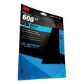 Wetordry 32036 Sandpaper, 9 in W x 11 in L, 600 Grit, Aluminum Oxide Abrasive, Black, Wet/Dry