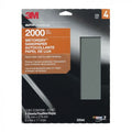 Wetordry 32044 Sandpaper, 9 in W x 11 in L, 2000 Grit, Micro Fine Grade, Aluminum Oxide Abrasive, Gray, Wet/Dry